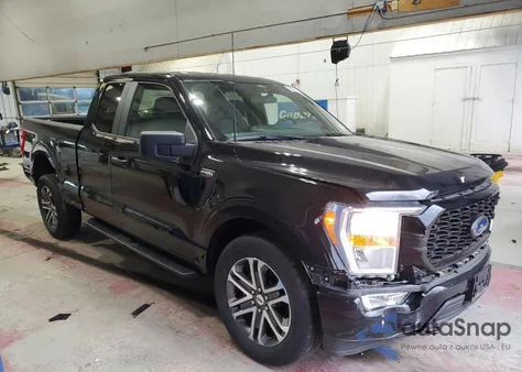 2021 Ford F150 Super Cab из США, поврежденный, VIN 1FTEX1EP4MFC23769